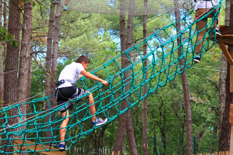 Bassin aventure, Parc Accrobranche proche de Bordeaux