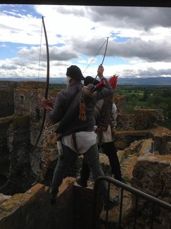 les archers en action