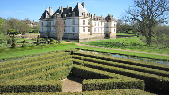 overlooking the maze