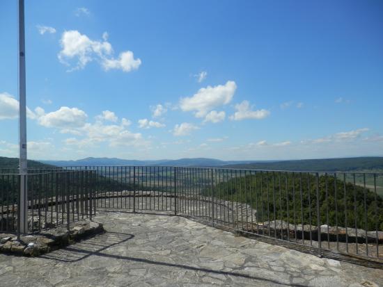 point de vu du haut de