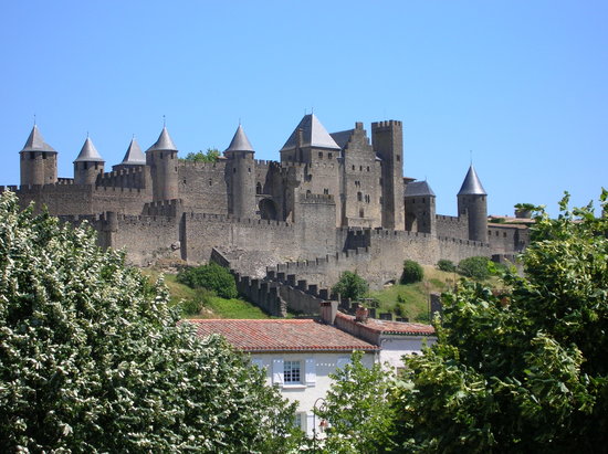 view of carcassonne castle