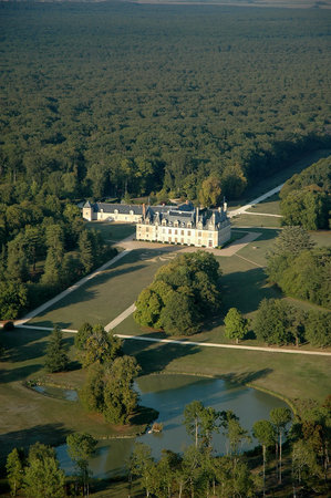 vue aerienne chateau