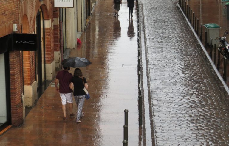 Toulouse sous la lpuie