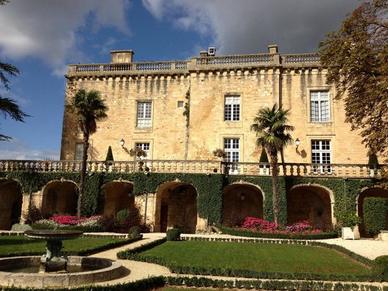 a view from the garden