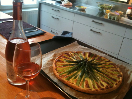 asparagus tarte