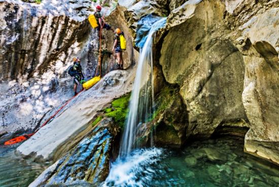canyoning tines