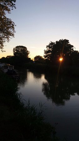 coucher de soleil sur