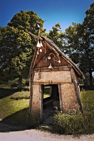 dans la cour d entree