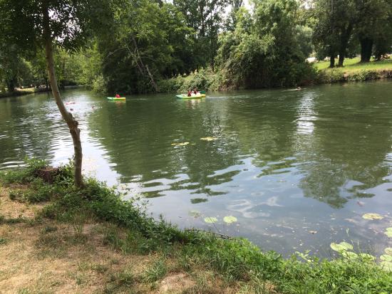 des kayaks sur la dronne