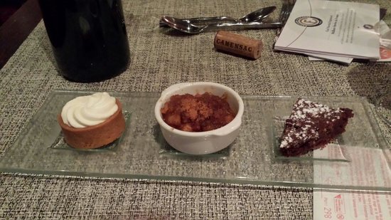 dessert assiette gourmanee