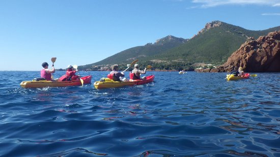 kayak theoule sur mer