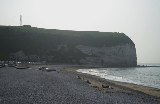 la spiaggia e la falesia