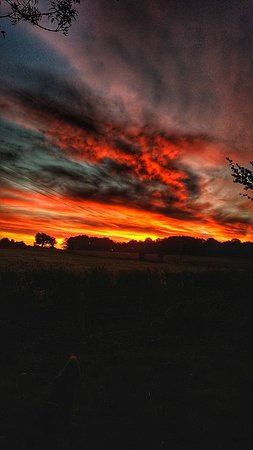 lever de soleil sur le