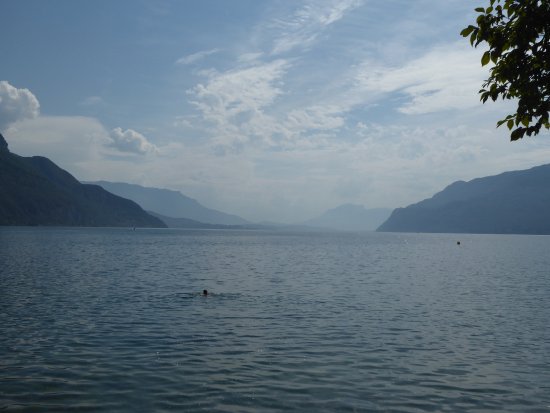 looking out across the