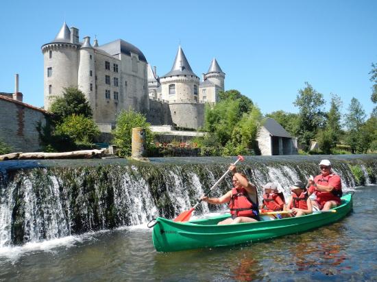 magnifique vue du chateau