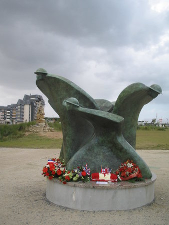 memorial in front of