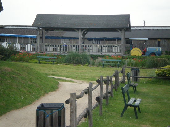 near the entrance with