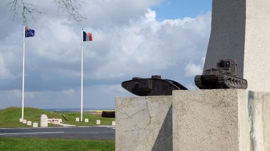 on the other side of