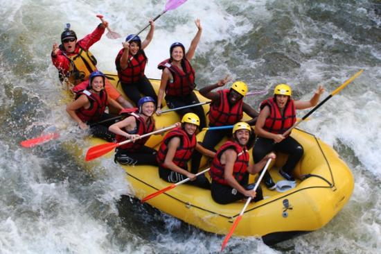 rafting dans les gorges