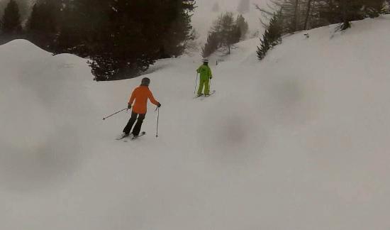 ski lesson with dani