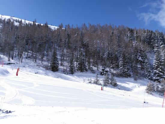 snow scene at goulier