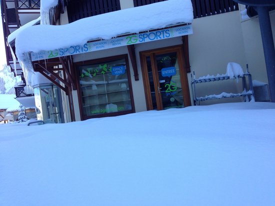 sous la neige