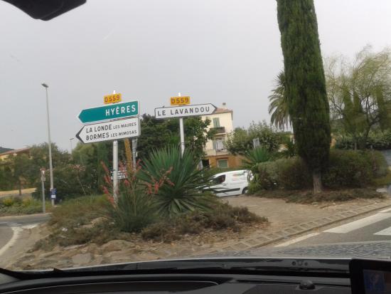 sur la route du lavandou