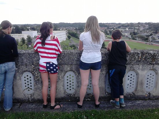 sur le viaduc de la ville