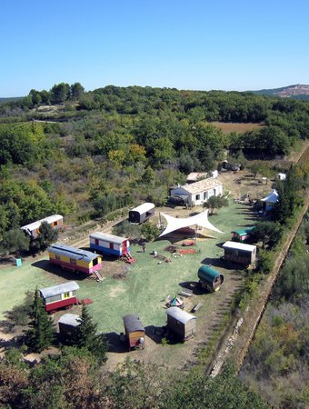 survol en montgolfiere