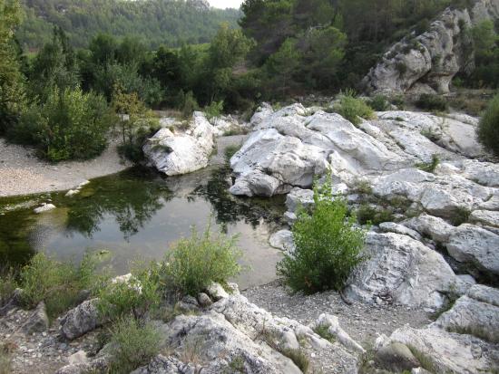 the bathing pool at le