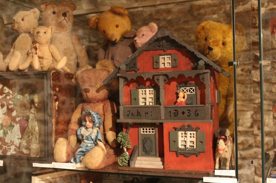 the doll and teddy bear