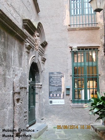 the entrance to the museum