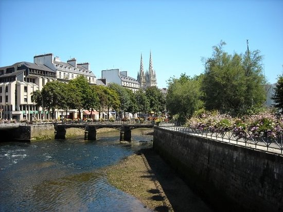 the odet river at low