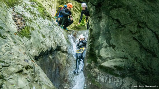 tobbogans et eau fraiche