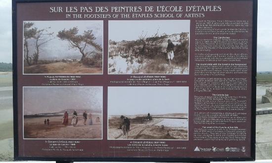 un des panneaux du parcours