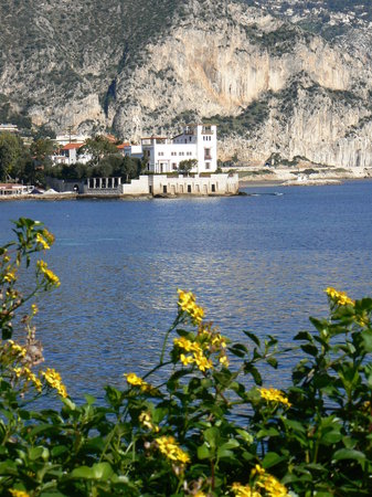 veduta della villa kerylos