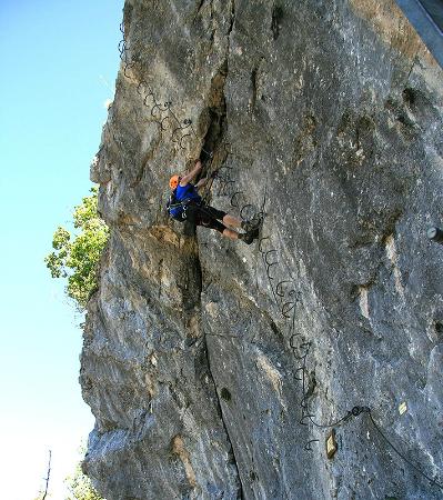via ferrata de la roche