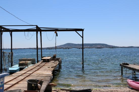 view over the lagoon