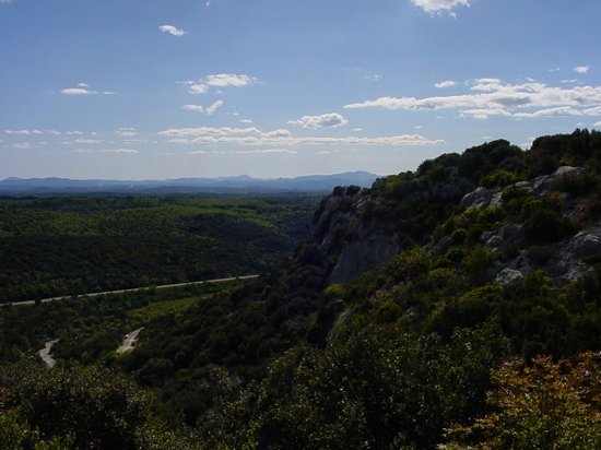 vue sur la garrigue gardoise