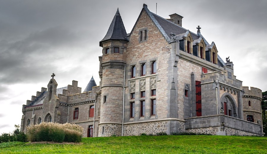 Château à Hendaye visite par temps de pluie